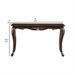Croy 52 Inch Sofa Table- Classic Cabriole Legs- Cherry Brown
