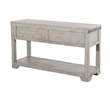 Nelly Sofa Table w Drawer- Shelf- 48 Inch- Black- Gray Mahogany Wood
