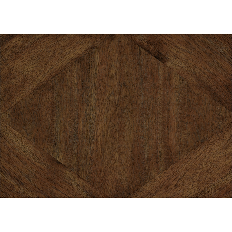 Nil 49 Inch Bench- Beige Polyester Upholstered Seat- Cherry Brown Wood