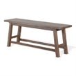 Yael Counter Height Bench- Light Brown Mahogany- Mindi Wood- 60 Inch