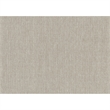 Manny Bench with Brown Angled Legs- Cream Textured Polyester- 47 Inch