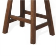 Reggie Barstool Set of 2- Saddle Seat- Mocha Brown Mahogany- 30 Inch