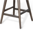 Ameri Counter Height Stool- Saddle Seat- Dark Brown Mahogany