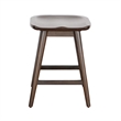 Ameri Counter Height Stool- Saddle Seat- Dark Brown Mahogany