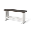 Orso Counter Height Dining Bench- Farmhouse Off White