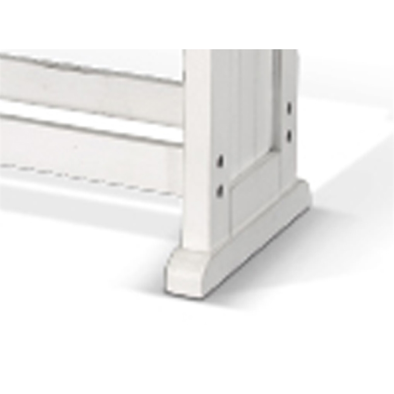 Orso Counter Height Dining Bench- Farmhouse Off White