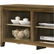 Nitto TV Stand Media Cabinet- Adjustable Shelves- Oak Brown 70 Inch