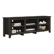 Nitto TV Stand Media Cabinet- Adjustable Open Shelf- Dark Gray 70 Inch