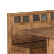 Marv 4pc Breakfast Dining Table Set- Corner Storage Bench Light Brown