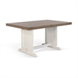 Sime 4pc Corner Breakfast Nook Set - Dining Table with 3 Benches