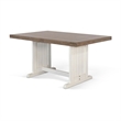 Sime 4pc Corner Breakfast Nook Set - Dining Table with 3 Benches