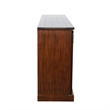 Reggie TV Media Entertainment Console-2 Barn Doors-78 Inch Brown