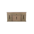 Reggie TV Media Entertainment Console-2 Barn Doors-78 Inch Brown