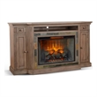 Lio TV Media Entertainment Console- Slate Inlay Taupe Brown 72 Inch