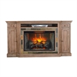 Lio TV Media Entertainment Console- Slate Inlay Taupe Brown 72 Inch
