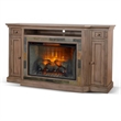 Lio TV Media Entertainment Console- Slate Inlay Taupe Brown 72 Inch
