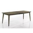 Yuki 72-88 Inch Extendable Dining Table Set with 8 Off White Chairs