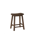 Neil 3 Piece Counter Height Set- 1 Table- 2 Stools- Cherry Brown Solid Wood