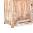 Rany TV Console- 60Wx36H Light Brown Mahogany- 5 Shelves- 3 Drawers