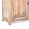 Rany TV Console- 60Wx36H Light Brown Mahogany- 5 Shelves- 3 Drawers