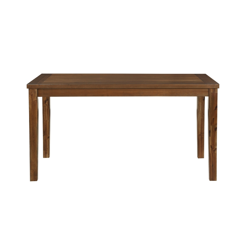 Penny 7pc Dinette Set- Table and 6 Beige Dining Chairs- Cherry Wood
