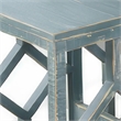 Rena 3 Piece Nesting Accent Table Set- Slatted- Rustic Green Mahogany