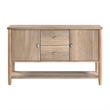 Rinie Sideboard Buffet Console- 2 Drawer and Cabinets- Brown