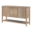 Rinie Sideboard Buffet Console- 2 Drawer and Cabinets- Brown