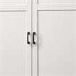 Bre 71 Inch Wardrobe Cabinet Armoire- Drawers- Hanging Rod- White Wood