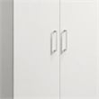 Cae 72 Inch Cabinet Armoire with Shelf- Hanging Rod- Double Door- White