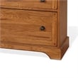Murphy Desk Armoire Cabinet- 3 Drawer File Storage- Brown 53 Inch
