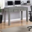 Thiem Writing Laptop Desk- 1 Drawer- Gray Wood Veneer- 42 Inch