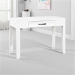 Thiem Writing Laptop Desk- 1 Drawer- White Veneer- 42 Inch