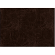 Alder Desk Armchair- Dark Brown Faux Leather- Solid Wood and Foam