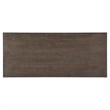 Luon Writing Desk- Traditional Classy Dark Oak Brown Veneer-  60 Inch