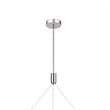 Erbo 11 Inch Pendant Light Fixture-Dimmable LED-Pine Wood and Chrome