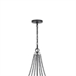 Tura 30 Inch Chandelier-Classic Chrome Beaded Candelabra Design