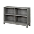 Thiem Cubby Bookcase- 43 Inch Wide 4 Shelves- Rustic Gray Veneer