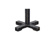 Rena Coat- Hat Rack Stand- 8 Wood Stems- 72 Inch Rustic Black Mahogany