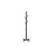 Rena Coat- Hat Rack Stand- 8 Wood Stems- 72 Inch Ocean Blue Mahogany