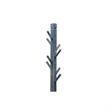 Rena Coat- Hat Rack Stand- 8 Wood Stems- 72 Inch Ocean Blue Mahogany