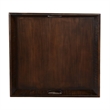 Flint Decorative Serving Tray-27x27 Square Dark Rustic Oak Brown