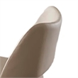 Hem 22 Inch Dining Chair Set of 2- Beige Faux Leather- Armless Open Back