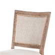 Mary Dining Side Chair Set of 2- White- Classic Natural Elm Wood