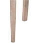 Cly Dining Side Chair Set of 2- Dark Gray- Natural Brown Solid Wood