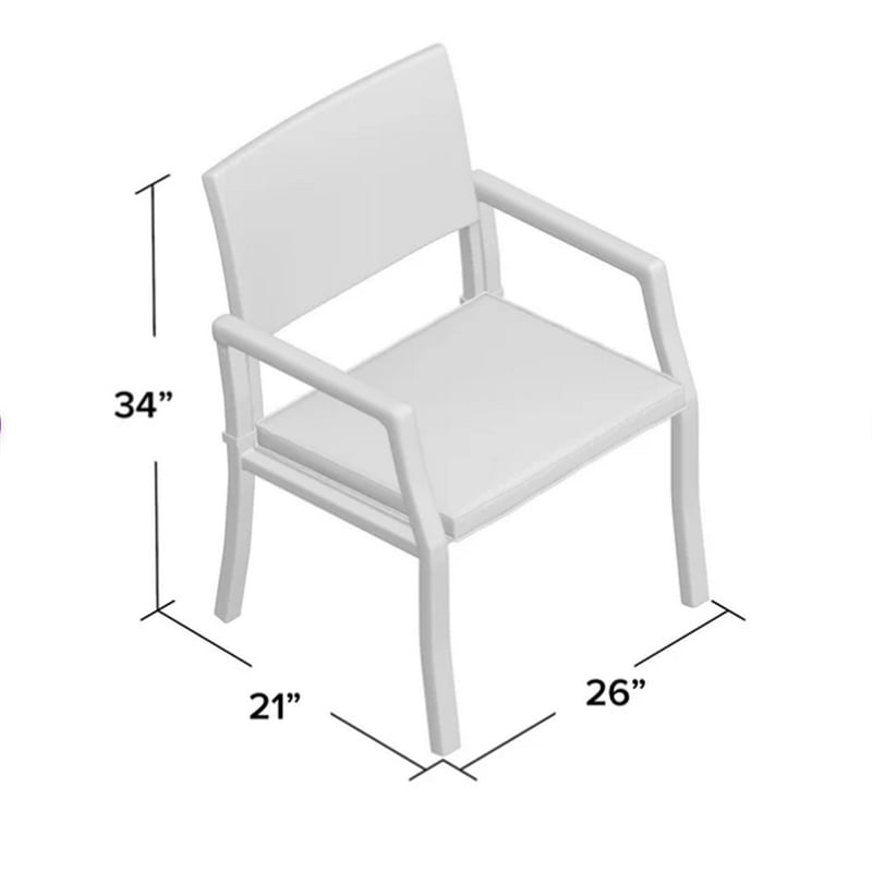 Roeh Outdoor Dining Chair Set of 2- Contemporary Wicker and Brown Fabric