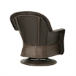 Kaia Outdoor Swivel Accent Chair Set of 2- Rattan Wicker Weave- Beige