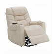 Aira Power Recliner Lift Chair with Heating Massage- Gray Faux Leather