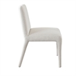 Hena Dining Side Chair Set of 2- Light Oat Polyester Upholstered Frame