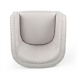 Swivel Accent Chair- Classic Round Barrel Style- Wheat Beige Fabric
